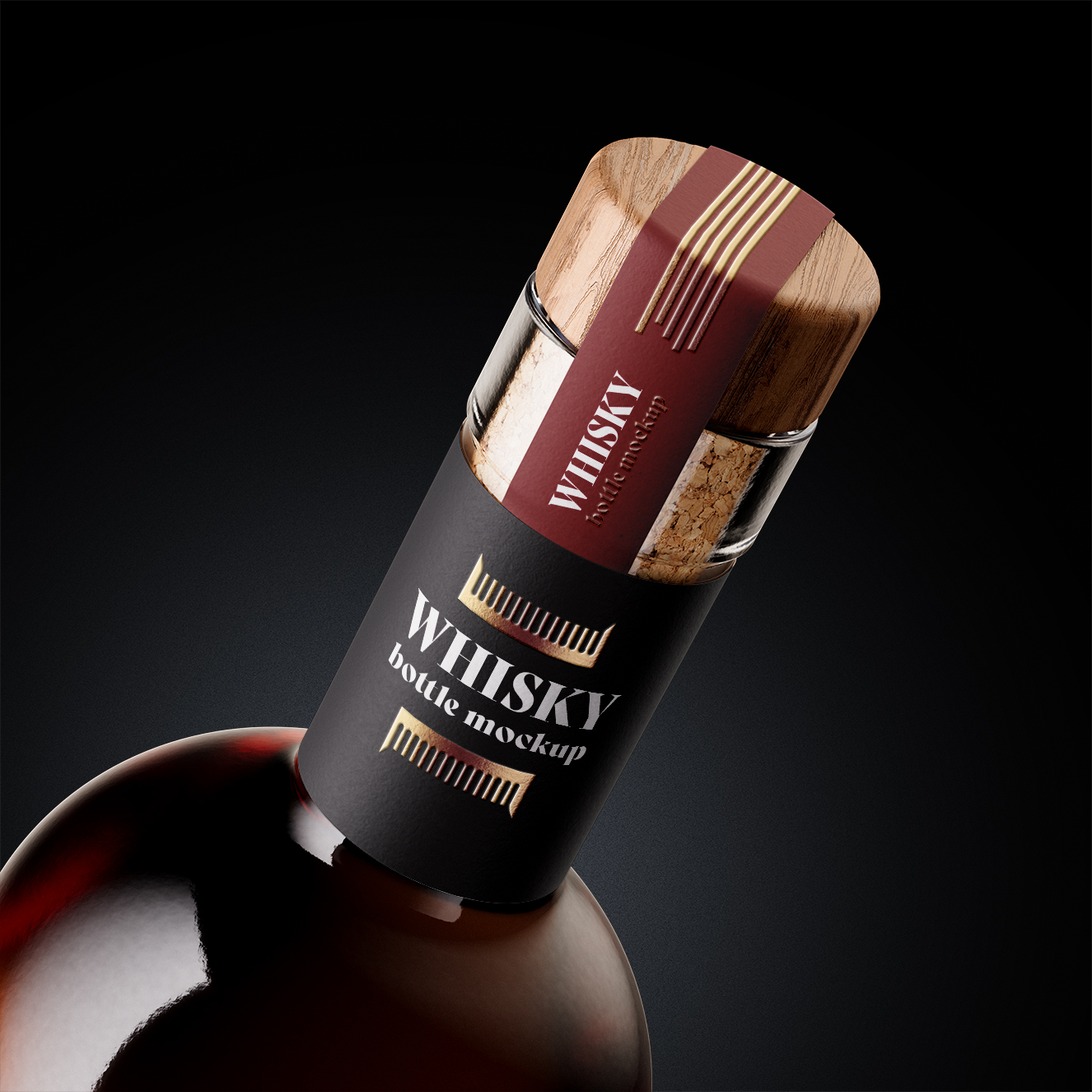 威士忌洋酒样机3组插图1