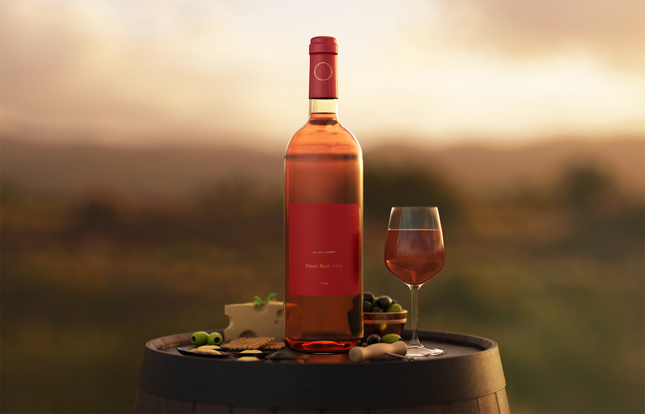 高质感葡萄酒红酒样机3组插图1