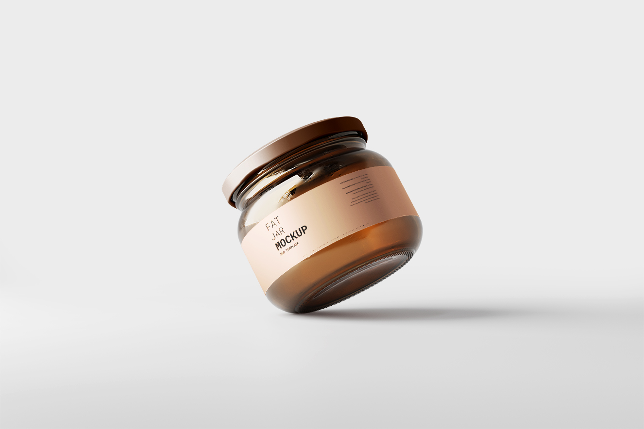 高质感食品玻璃罐样机5组插图1