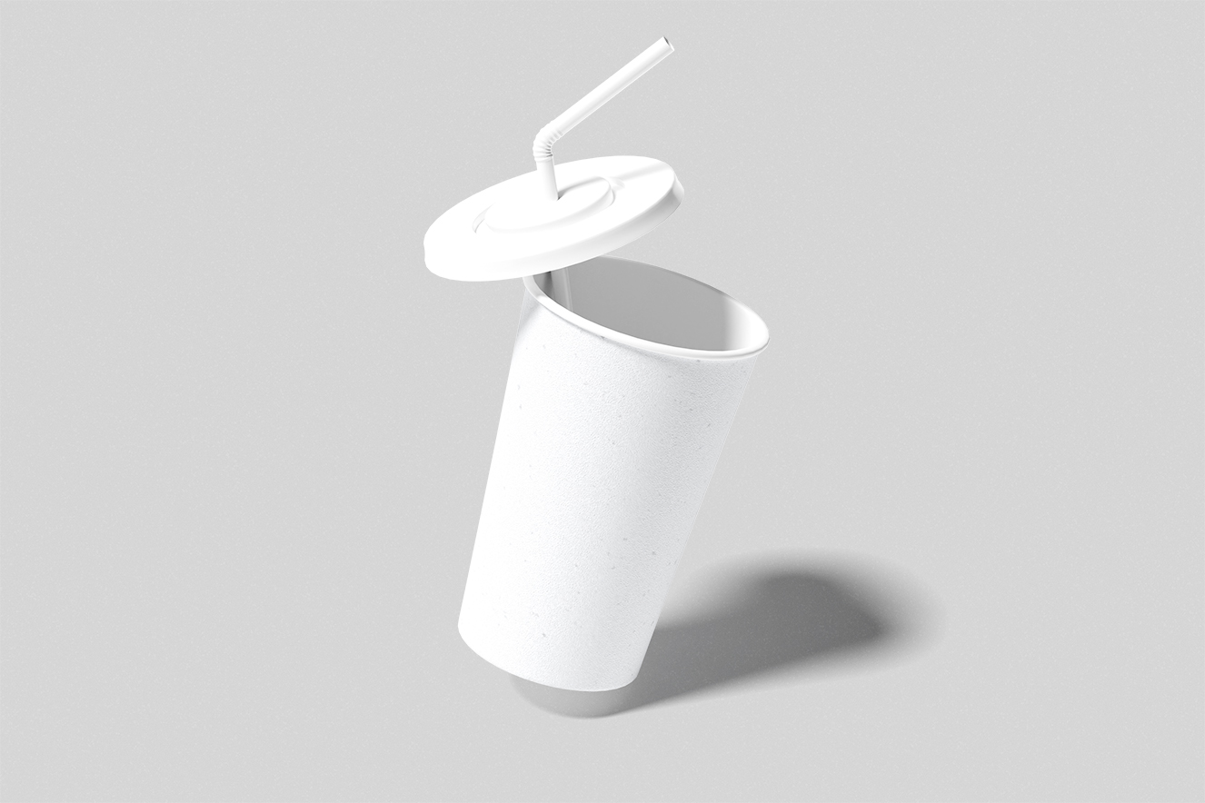 高质感酸奶杯饮品杯样机4组插图2