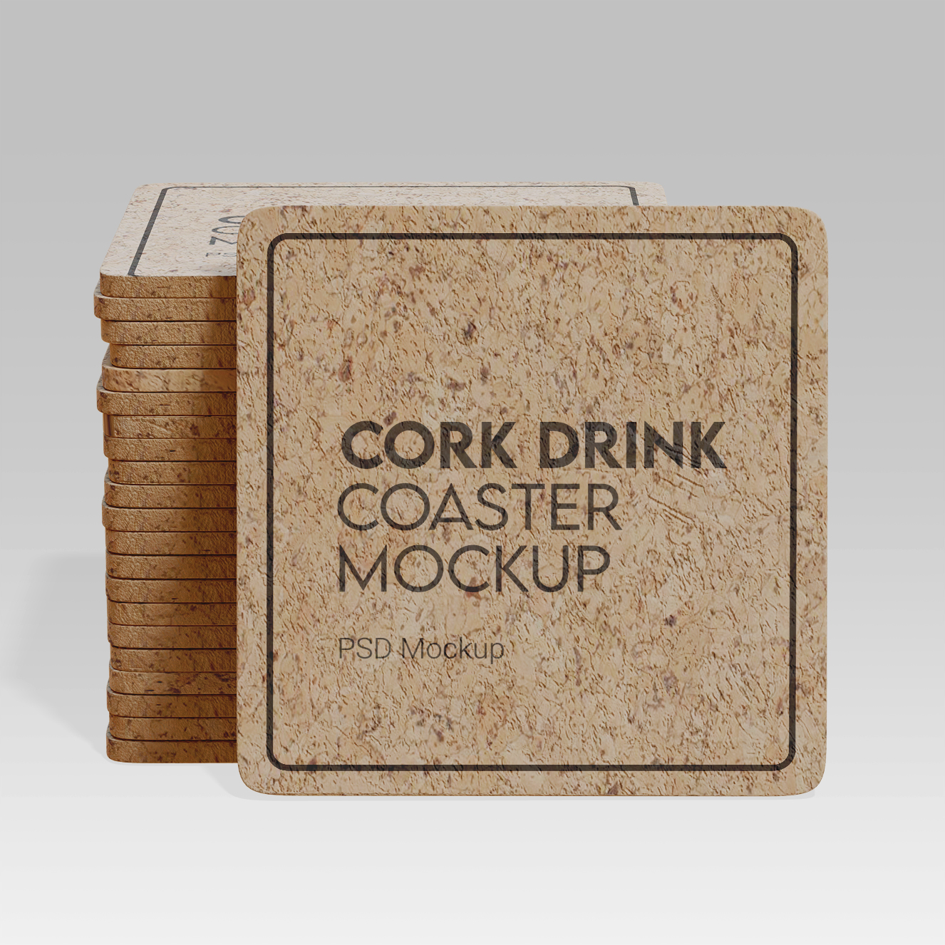 软木饮料杯垫样机3组插图2