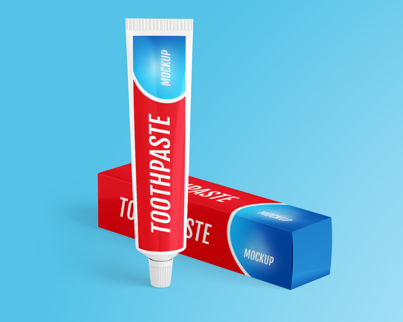 牙膏包装盒样机3组插图2