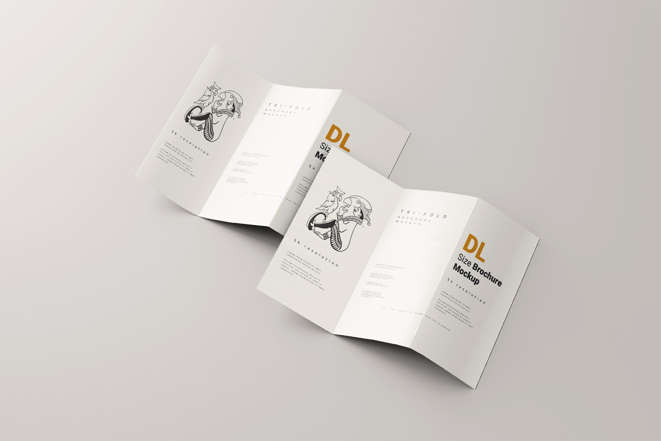 质感超好的三折页样机3组插图2