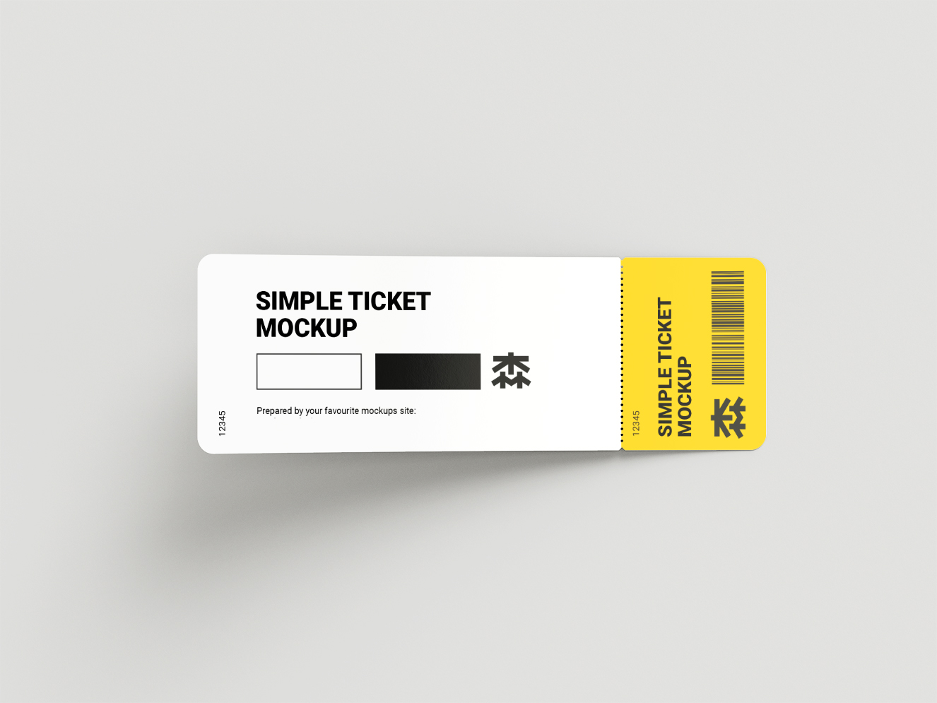 矩形票证样机5组插图2