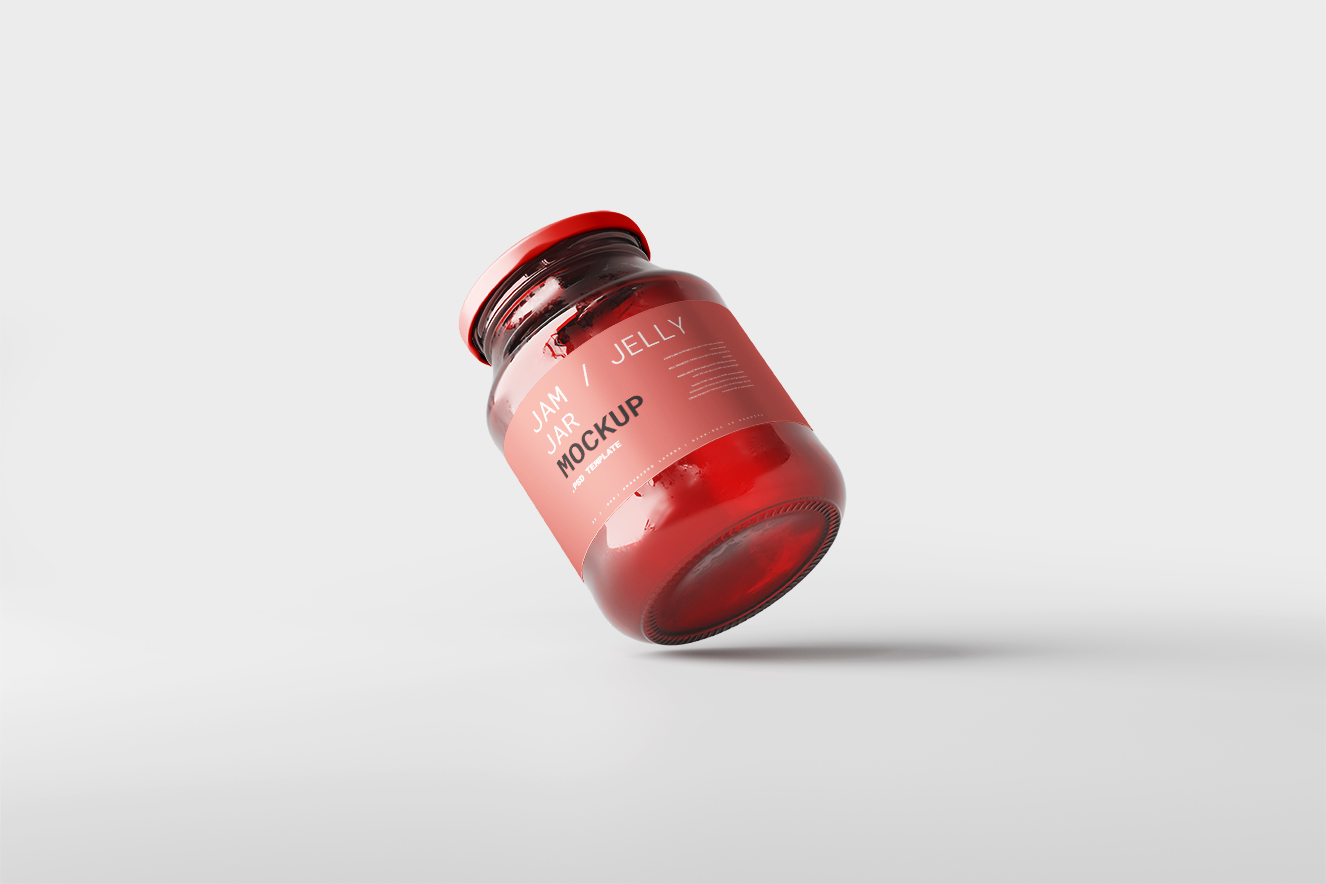 高质感果酱玻璃罐样机5组插图2