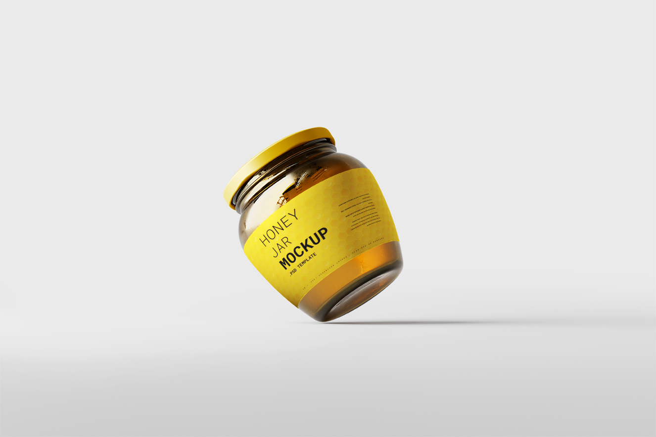 高质感蜂蜜玻璃罐样机5组插图2