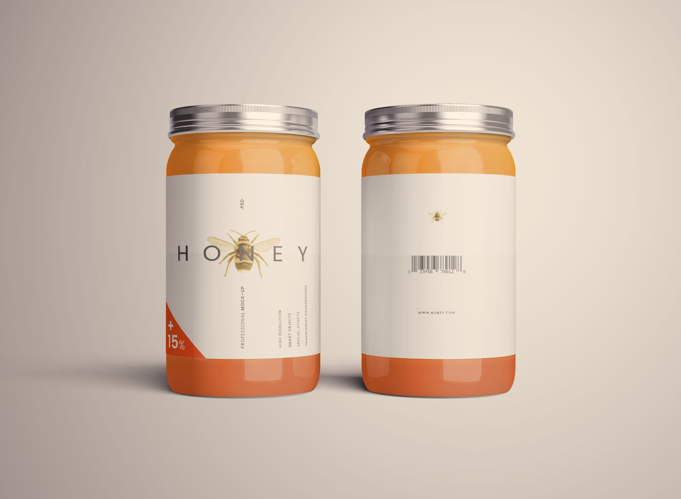 高质感食品玻璃罐样机7组插图2