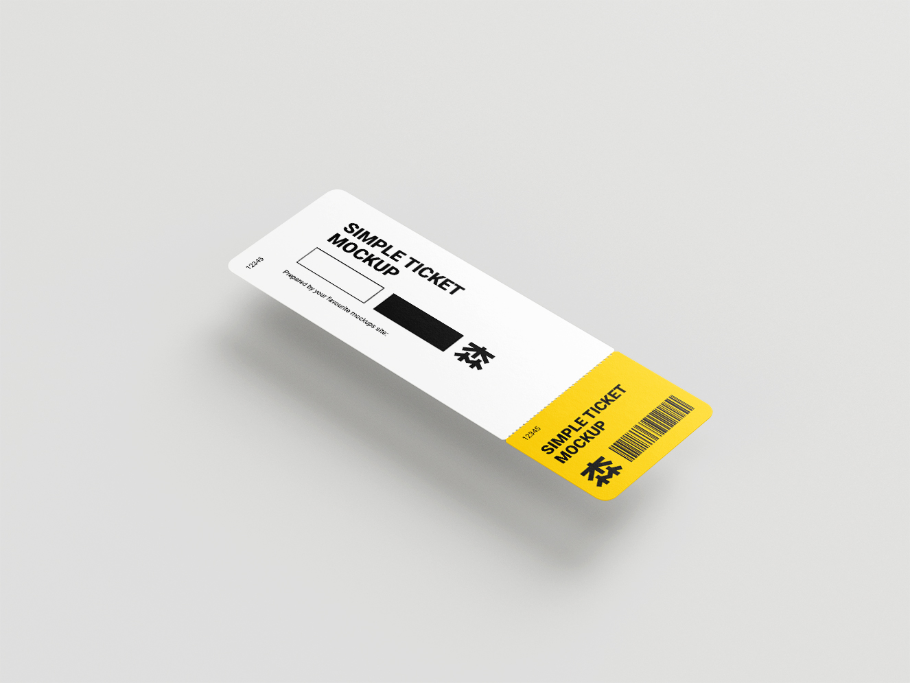 矩形票证样机5组插图3