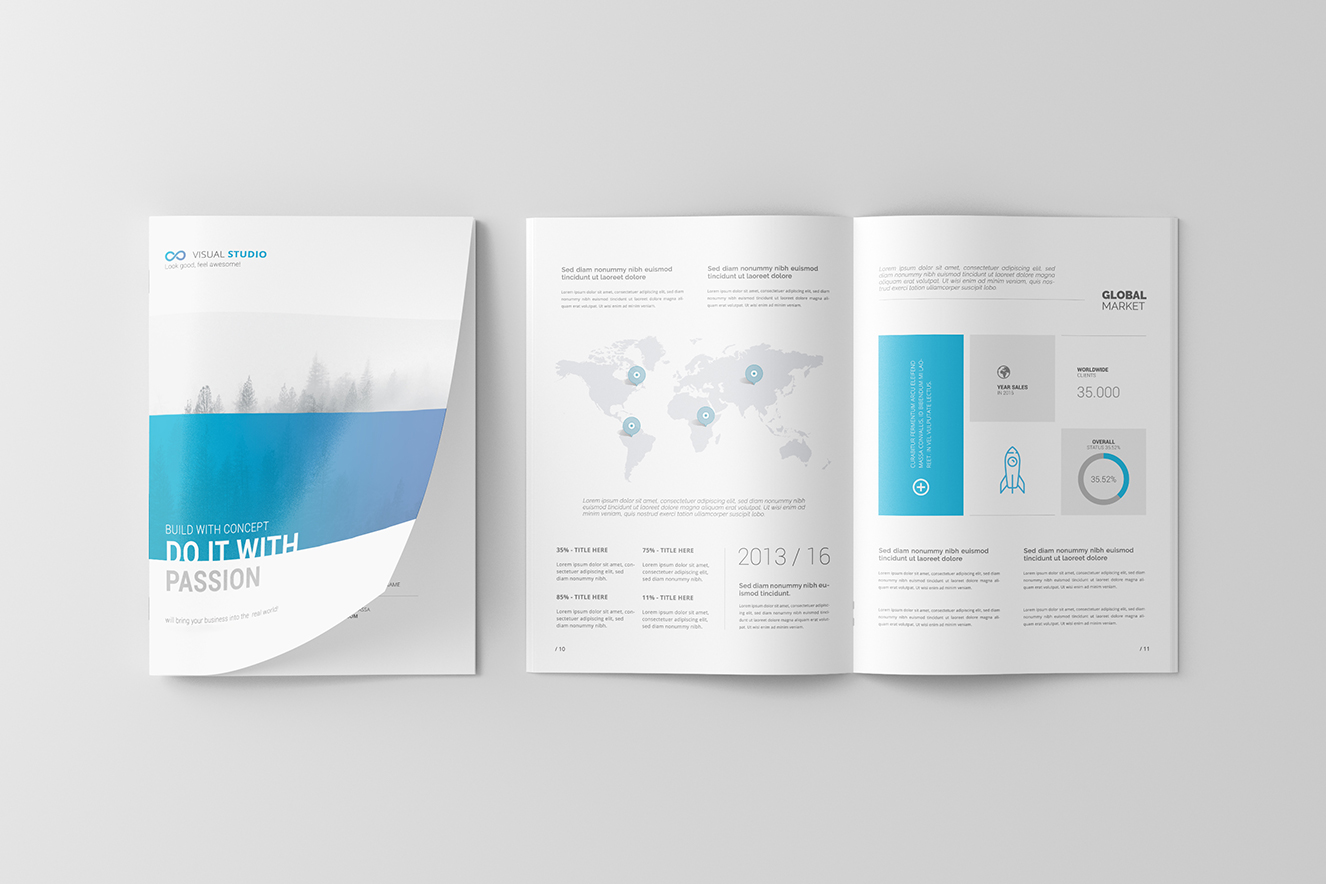 A4杂志画册样机8组插图3