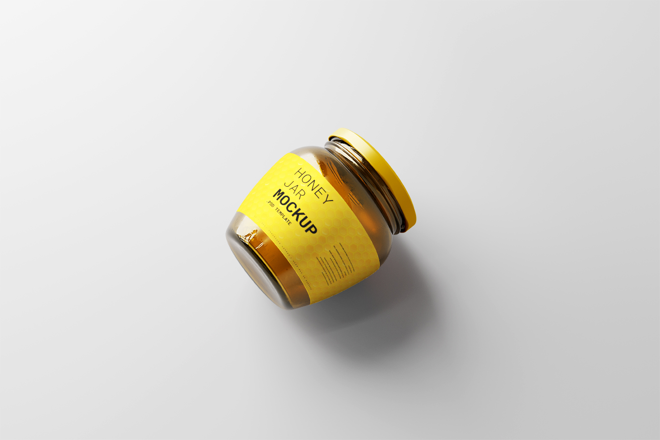 高质感蜂蜜玻璃罐样机5组插图3