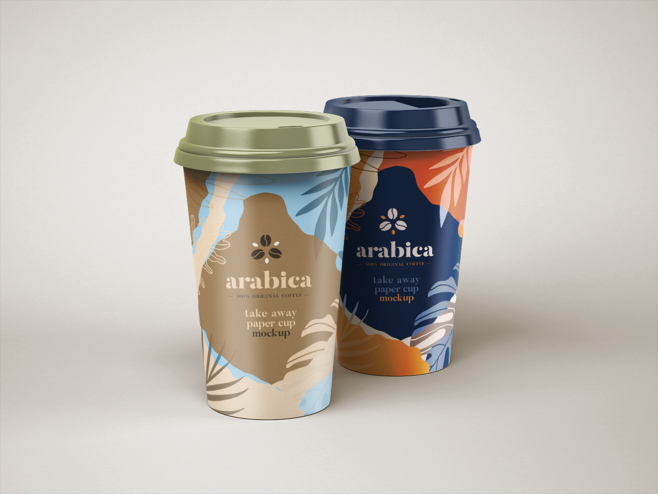 高质感咖啡杯奶茶杯样机6组插图3