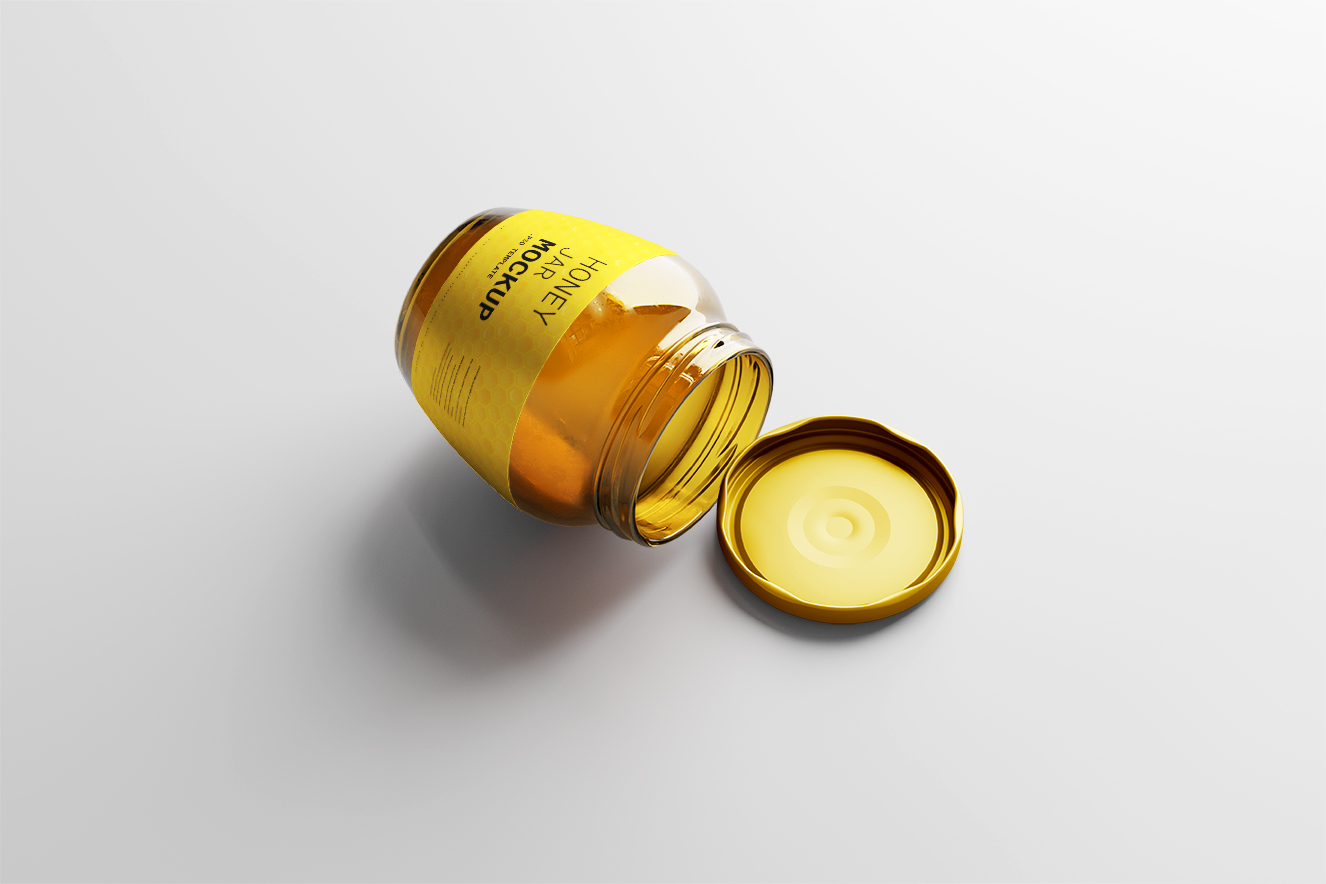 高质感蜂蜜玻璃罐样机5组插图4