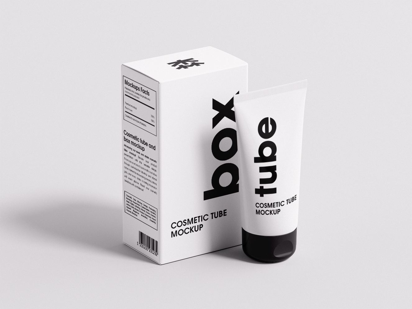 高质感带盒子洗面奶样机5组插图4