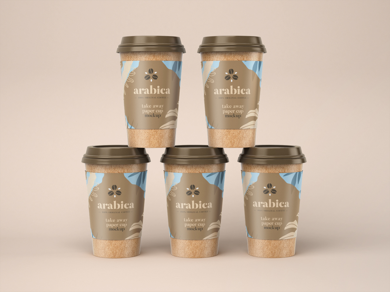 高质感咖啡杯奶茶杯样机6组插图4