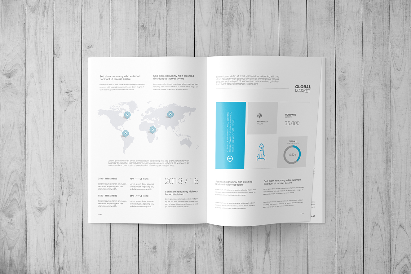 A4杂志画册样机8组插图7