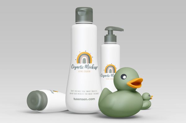 高质感沐浴露洗面奶洗发水套装样机3组