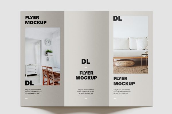 高质感实用的三折页样机5组