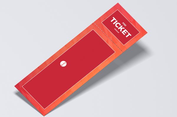 可撕活动门票票证样机