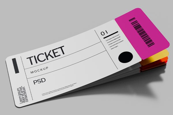 门票票券票证样机