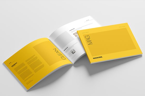 杂志画册样机
