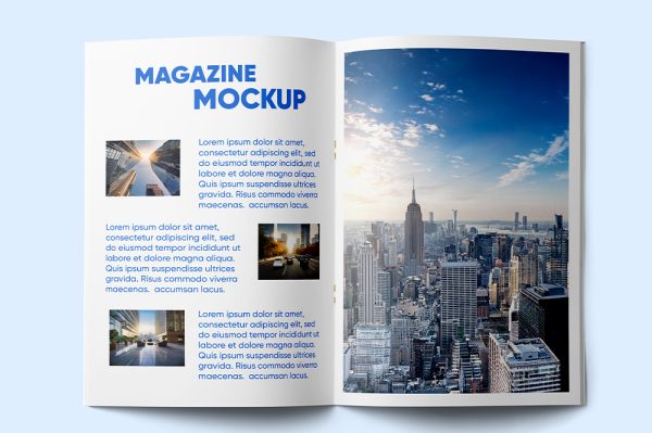 A4杂志画册样机