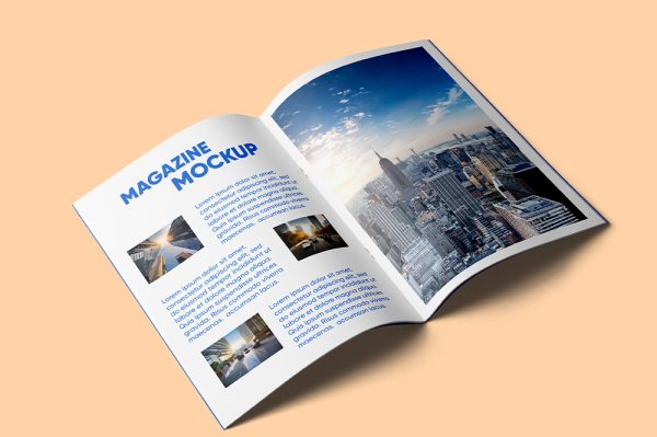 A4杂志画册样机