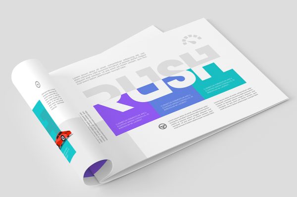 A4杂志画册样机4组