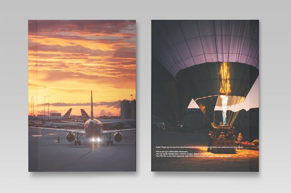 A4杂志画册样机3组