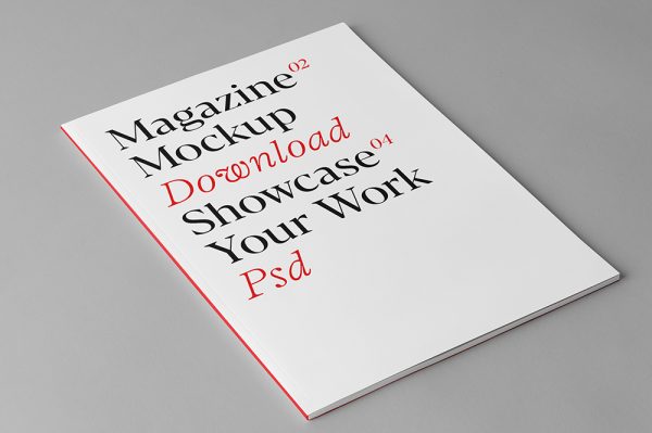 A4杂志画册样机