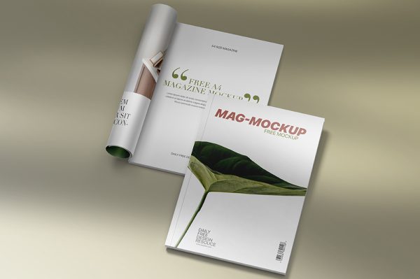 A4杂志画册样机