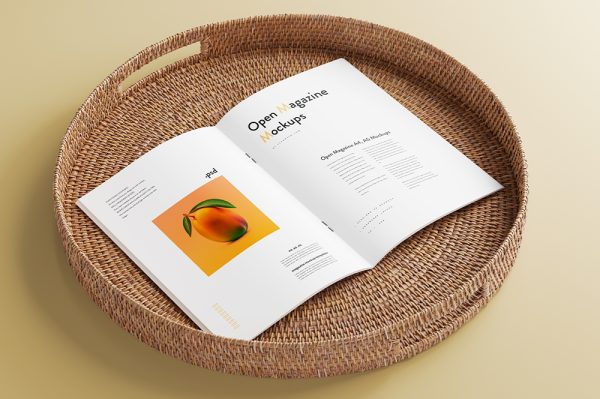 高颜值杂志画册样机6组