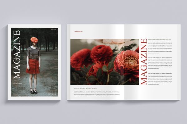 品牌杂志画册样机