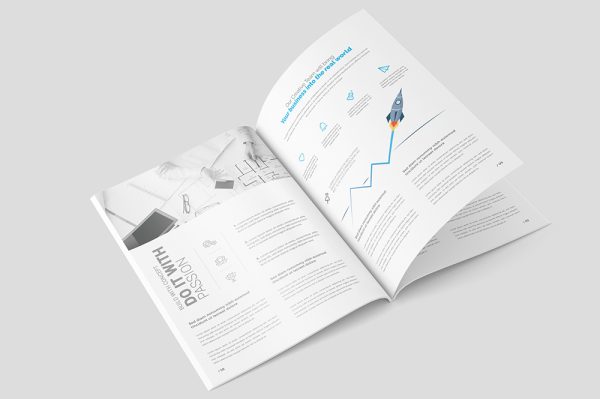 A4 杂志画册样机3组