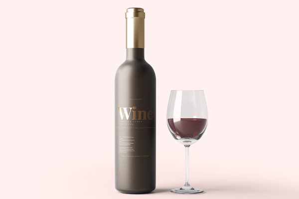 磨砂葡萄酒红酒样机5组