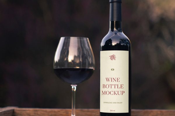 葡萄酒红酒样机