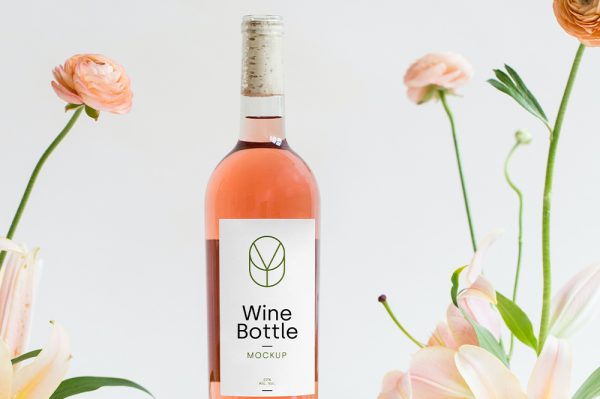 葡萄酒桃红酒样机