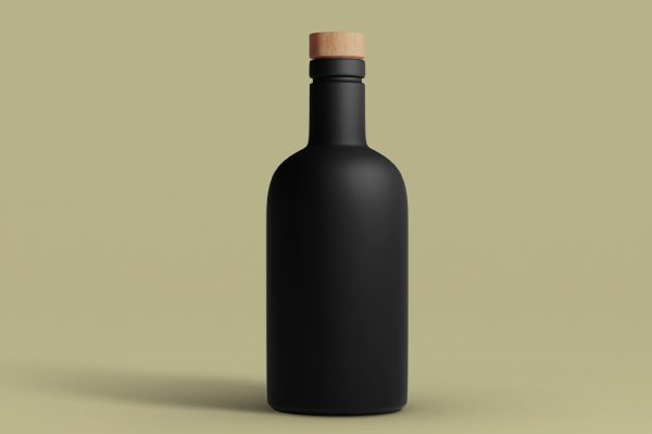 哑光葡萄酒红酒样机