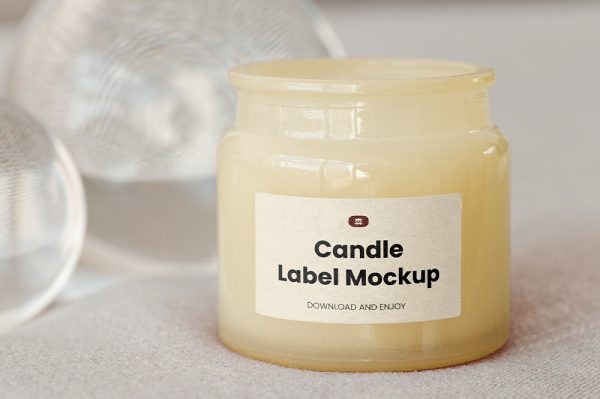 香薰蜡烛罐样机