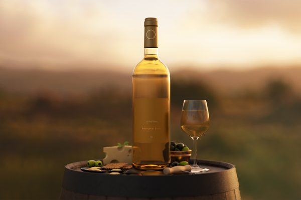 高质感葡萄酒红酒样机3组