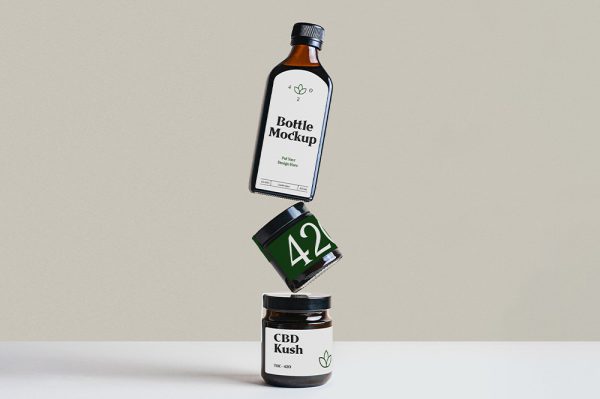 玻璃瓶玻璃罐样机