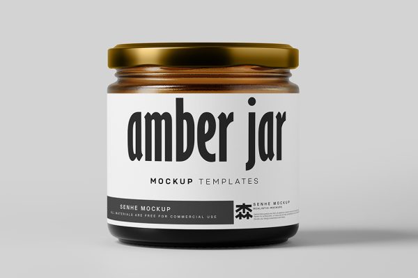 高质感食品玻璃罐样机10组