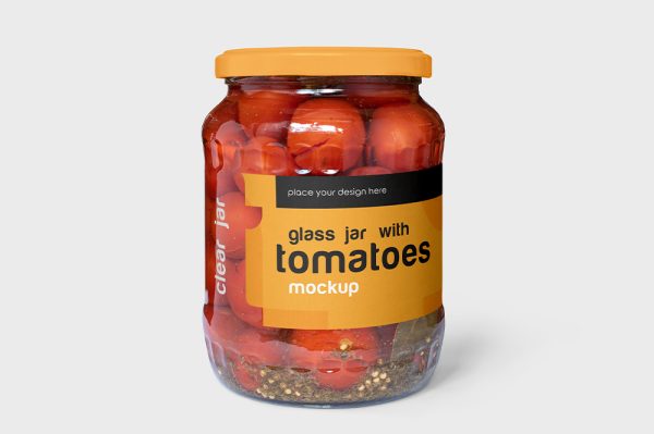 食品玻璃罐西红柿罐样机4组