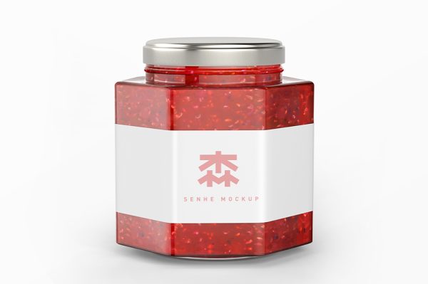 果酱玻璃罐样机