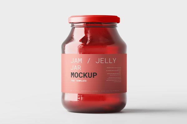 高质感果酱玻璃罐样机5组