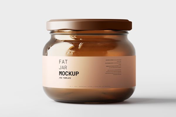 高质感食品玻璃罐样机5组