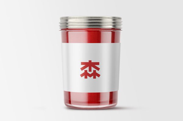 果酱玻璃罐样机