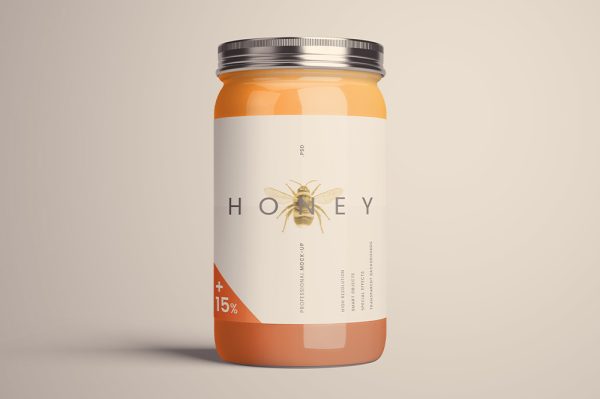 高质感食品玻璃罐样机7组