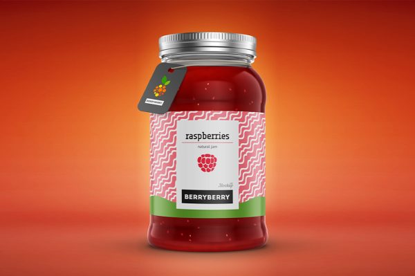 食品玻璃罐样机