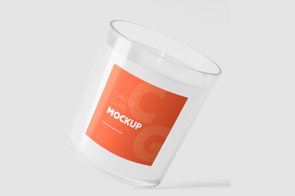 透明蜡烛香薰玻璃罐样机5组