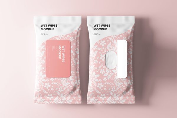 高质感湿纸巾包装样机10组